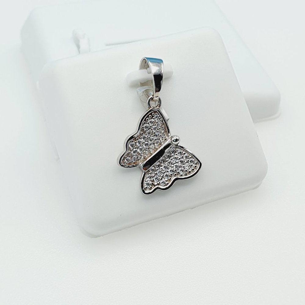 "925 Sterling Silver Cubic Zirconia Pendant, U19254769 - Picture 7 of 11